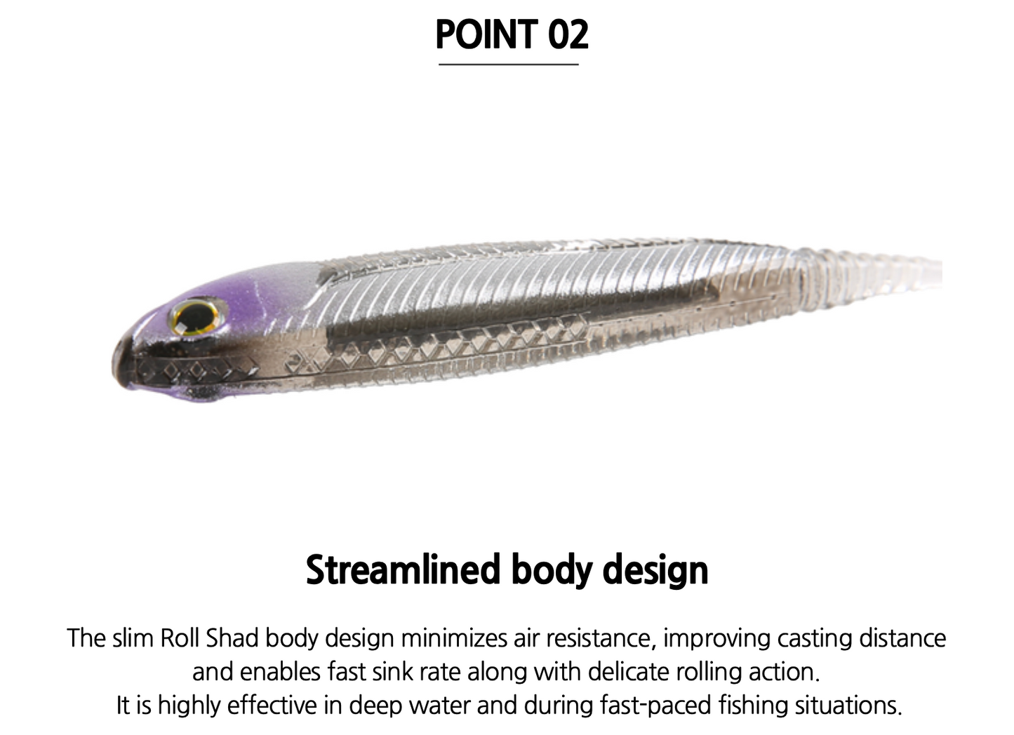 Roll Shad 4 Inch