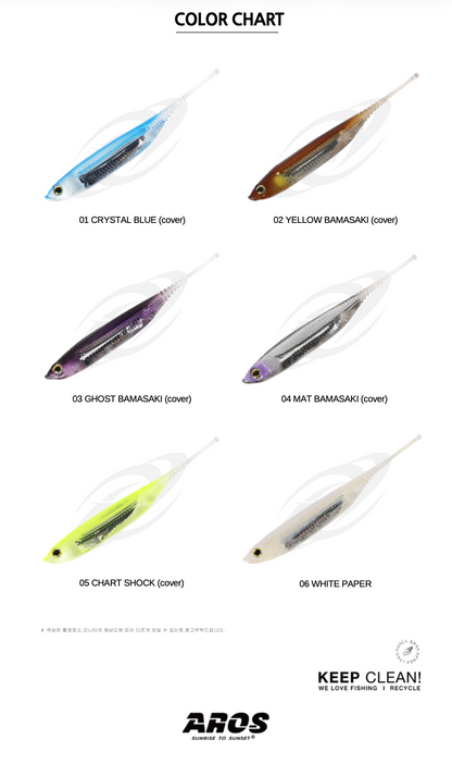 Roll Shad 4 Inch